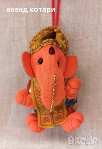 Ключодържател Ганеша от плат