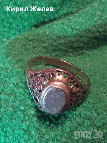 СТАРИНЕН МАЙСТОРСКА РЕТРО АРТ ИЗРАБОТКА ВИНТИДЖ ПРЪСТЕН ФИЛИГРАНЕН МОДЕЛ РЯДЪК 22236, снимка 2 - Антикварни и старинни предмети - 33046994