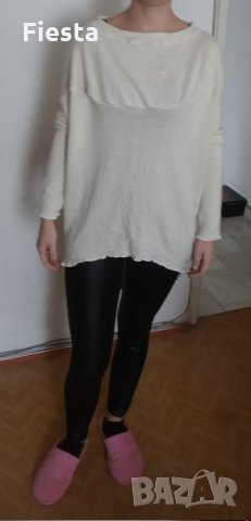 Нова плетена туника бледо жълта, снимка 8 - Туники - 31275561