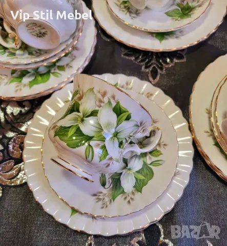 Сервиз за кафе Royal Albert Trillium , снимка 3 - Сервизи - 48907812