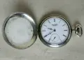 Стар сребърен джобен часовник "Aero Watch Neuchatel" / Swiss Made / 17 Jewels за ремонт или за части, снимка 2