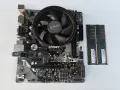 Комплект AMD Ryzen 5 3400G + ASRock A320M-HDV + 16GB DDR4 RAM, снимка 1