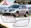 Капаци Стъкла Фарове Outlander Mitsubishi Митсубиши 2003 - 2006 Стъкла Фарове Капаци Комплект, снимка 1