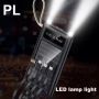 Соларна батерия с LED диспей 10 000 mAh – Power Bank KLGO KP-97 с 4 вградени кабела Код P2007, снимка 5