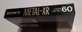 Sony Metal XR 60, снимка 3