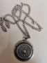 сребърен синджир с висулка пентаграм. , снимка 1