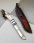 Ръчно изработен ловен нож от марка KD handmade knives ловни ножове, снимка 1 - Ловно оръжие - 39892210