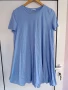 Zara синя памучна рокля, снимка 1
