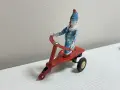 Стара ламаринена играчка клоун (Made in Hungary), снимка 2