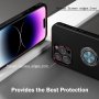 Нов Защитен калъф кейс гръб за телефон iPhone 14 Pro Max + 2 закален стъклен протектор Айфон, снимка 3