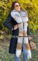 Дамско палто с богата Лисица код 123, снимка 1 - Палта, манта - 34388004