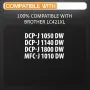 Нови LC421XL мастилени касети за Brother DCP-J1050DW J1140DW MFC-J1010DW 4 цвята принтер тонер печат, снимка 2