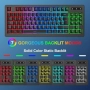 Нова Безжична гейминг клавиатура и мишка RGB TKL UK Layout за PC/конзоли, снимка 2