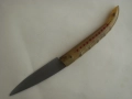 Джобно ножче Сойка джобен нож  кокъл рог стар, снимка 2