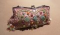 Нова розова бална чантичка Русалка абитуриентска клъч, снимка 1 - Чанти - 31452357