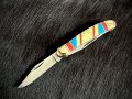 Висококачествен колекционерски джобен сгъваем нож Copperhead Stoneworx. RR2400