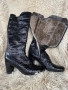 2 чифта Зимни Ботуши чизми естествен лак 39 номер, снимка 3