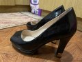 Дамски официални обувки на висок ток 38 номер, снимка 1 - Дамски обувки на ток - 37064898