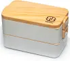 Кутия за храна BMORE Bento 1000 ml с отделения и прибори, снимка 1