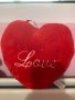 Голямо плюшено сърце Love за празника на влюбените Свети Валентин 