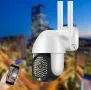 ТОП ЦЕНА 6 MP 128 LED Wifi / IP Смарт куполна камера PTZ AI 4 антени, снимка 7