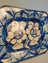 малко керамично изрисувано плато  23/1, снимка 2