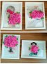 Рамки декорирани с цветя подходящи за 8ми март рожден ден или друг повод , снимка 3