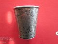 Уникална османска сребърна чаша чашка гравюри тугра 19 век, снимка 6