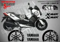 Yamaha Xmax X-max XMax X Max надписи стикери лепенки SM-Y-XMAX-W, снимка 2