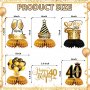 Нова Декорация за маса 40-ти рожден ден Украса Парти консумативи, снимка 3