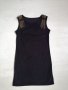 Черна рокля-туника, снимка 1 - Рокли - 21071042