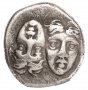 Монета Драхма от гр. Истрос ( Iστρος ) с Диоскурите - покровители на моряците - РЕПЛИКА, снимка 1