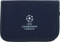 Несесер UEFA 1 цип, 2 пр, празен, 21x4x14cm, син, снимка 1