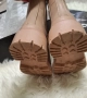 Бежови боти с дължина на стелката 22,5см, снимка 7