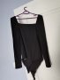 Дамско черно боди Lcw, снимка 1 - Блузи с дълъг ръкав и пуловери - 40288489