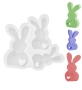 Молд зайци 3 размера, снимка 6