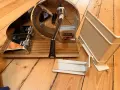 Ретро ръчна резачка LAN-BAR с оригинална чанта Philips (Комплект, снимка 2