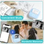 Мини мобилен термопринтер Phomemo T02, Стикери, Бележки, Етикети, хартия 53 mm, Bluetooth, снимка 6