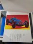 Стар календар Andy Warhol Cars Mercedes Benz 1989, снимка 2