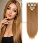 Екстеншън с клипс / треса / 7 реда треси с клипси / Удължение за Коса, снимка 12