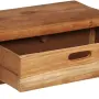 vidaXL ТВ шкаф (118-200) x 30 x 40 см, масивна акация, снимка 5