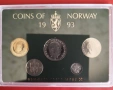 СЕТ С ШЕСТ МОНЕТИ ОТ НОРВЕГИЯ 1993 ГОДИНА, снимка 1