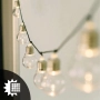 Светещ гирлянд 10 x LED със соларен панел декоративна светеща верига 2м, сензор за здрач, снимка 5