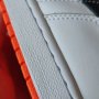 Nike Air Jordan 1 High Electro Orange White Нови Оригинални Обувки Размер 42 Номер Мъжки Кецове, снимка 13