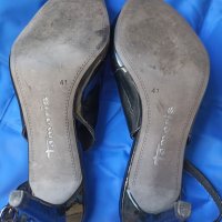 Лачени обувки 40-41, снимка 5 - Дамски обувки на ток - 37440042