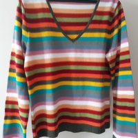 Пъстър дамски пуловер , снимка 5 - Блузи с дълъг ръкав и пуловери - 30149981