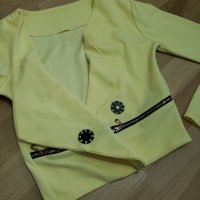Наситено жълто сако , снимка 3 - Сака - 31049773