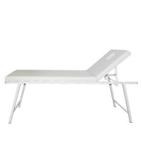Комбинирано легло за козметика и масаж T277, 58 см. - черно/бяло, снимка 2 - Кушетки - 35002774