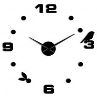 3Д часовник за стена с лепящи цифри, снимка 5 - Стенни часовници - 37633500