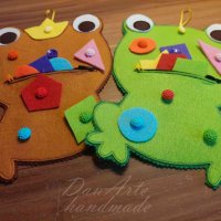Монтесори играчка жаба, снимка 3 - Образователни игри - 39386196